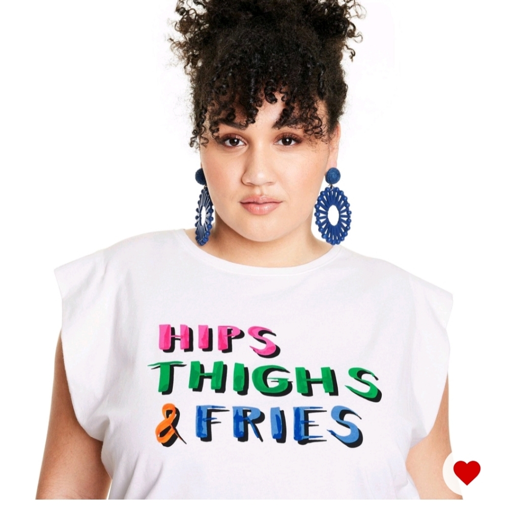 Hips Thighs & Fries Graphic Tank Top -Tabitha Brown for Target